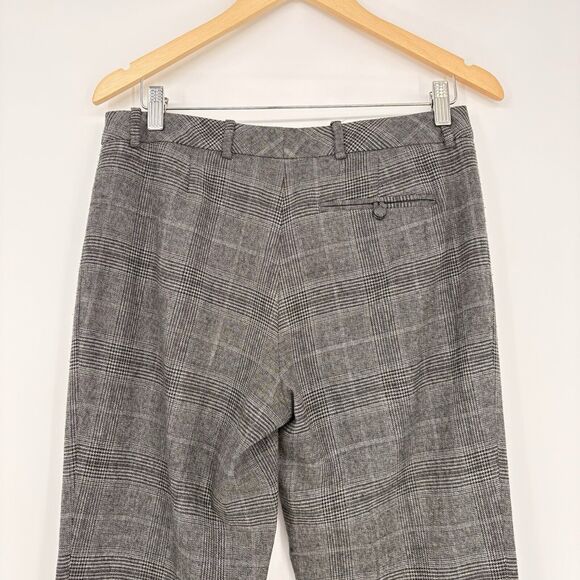 Calvin Klein Modern Fit Plaid Trousers Dress Pants Gray Size 4 - Picture 10 of 11
